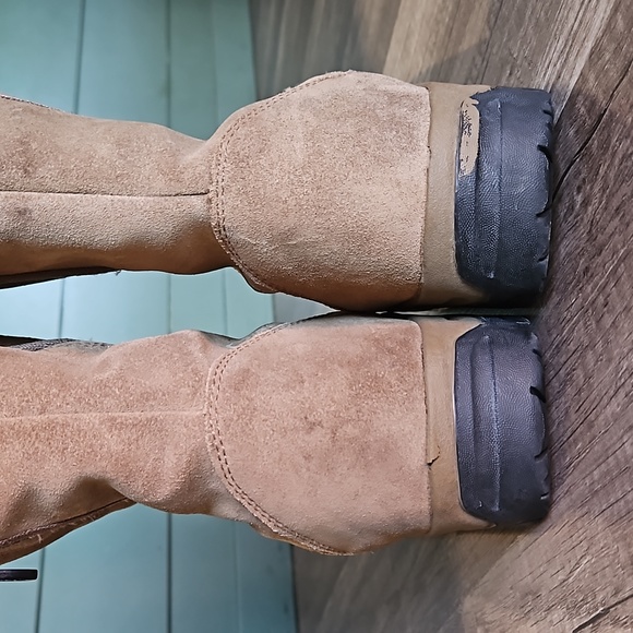 Sorel Waterfall Waterproof Tan Leather Boots - Picture 3 of 8